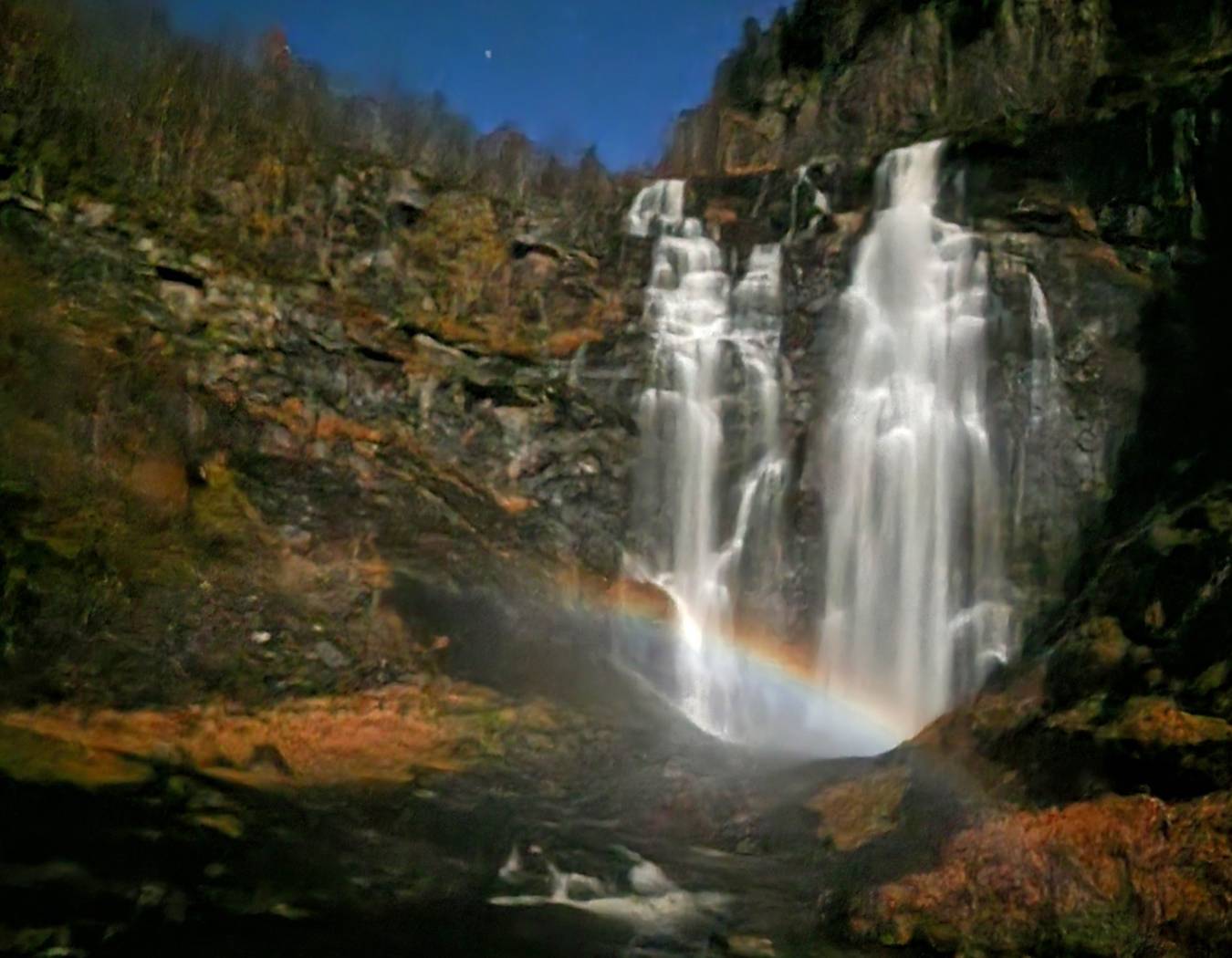 Skjervefossen natt