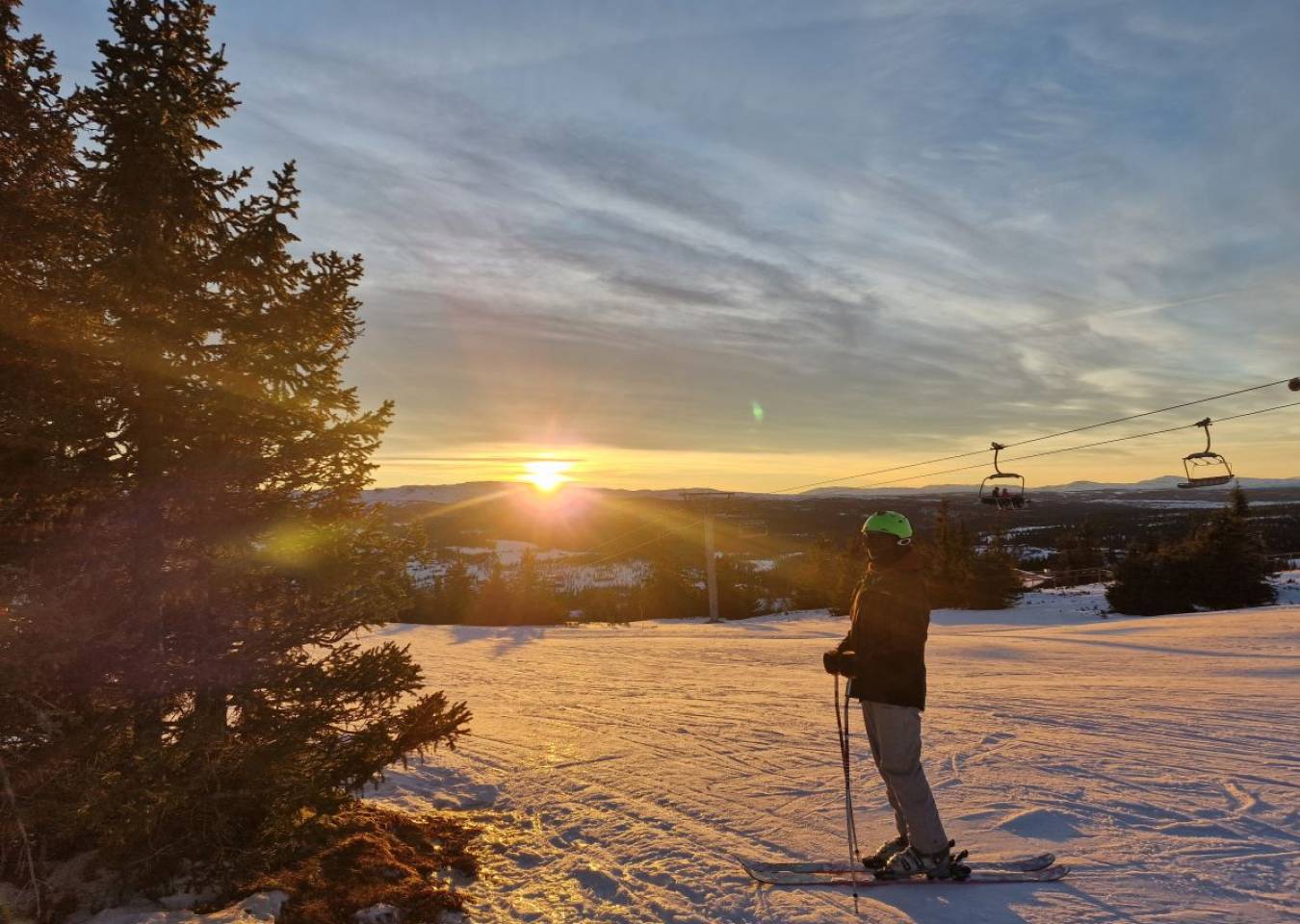 Kvitfjell med Helena