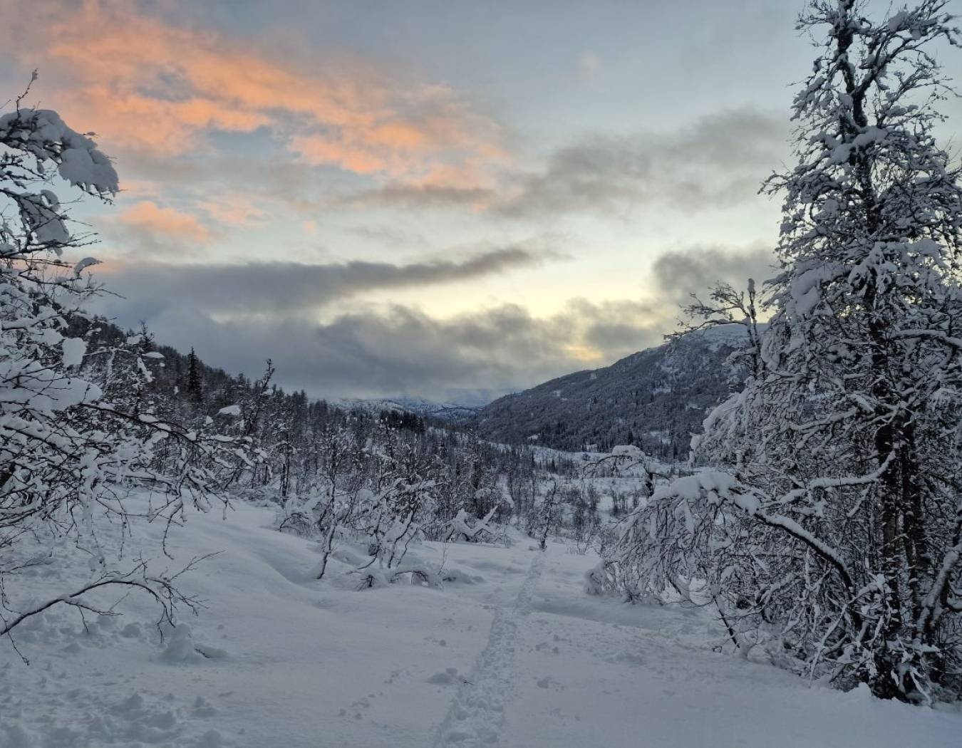 Skykkjeset første skitur