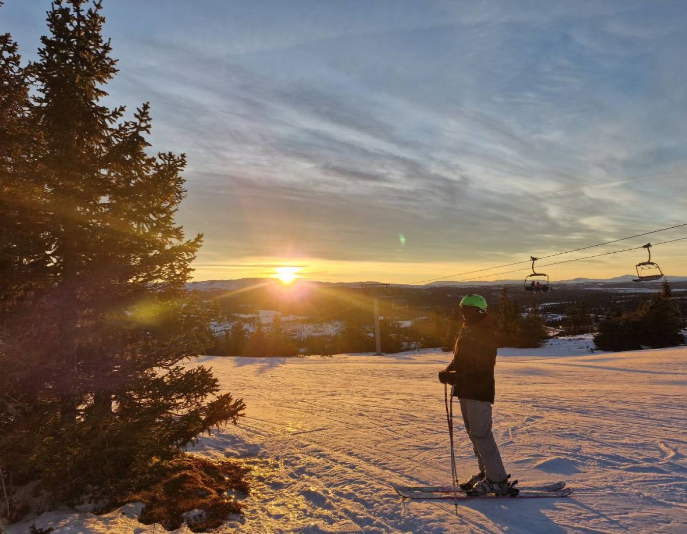 Kvitfjell med Helena