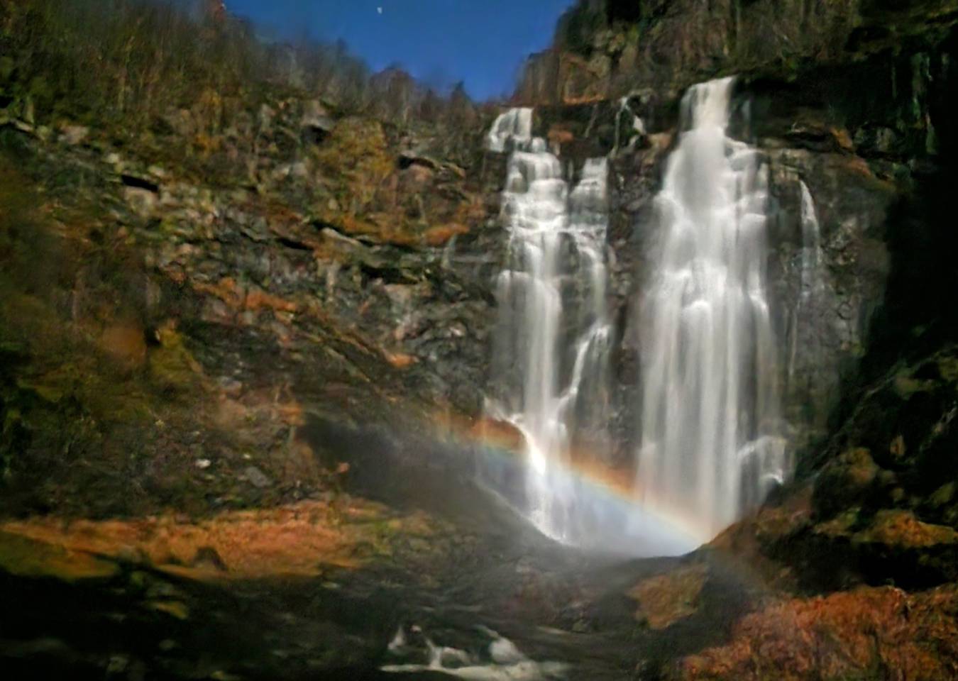 Skjervefossen natt